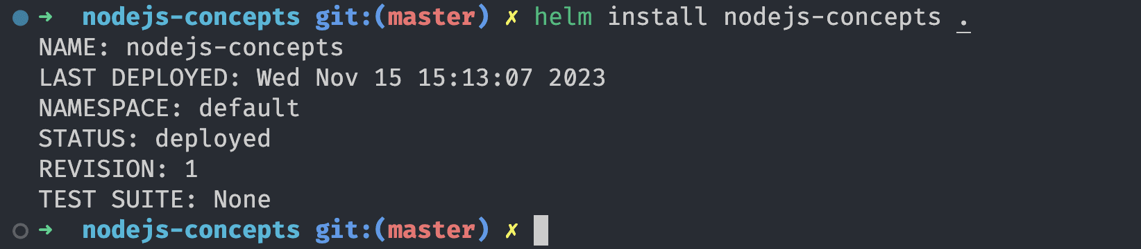 Deploy using Helm