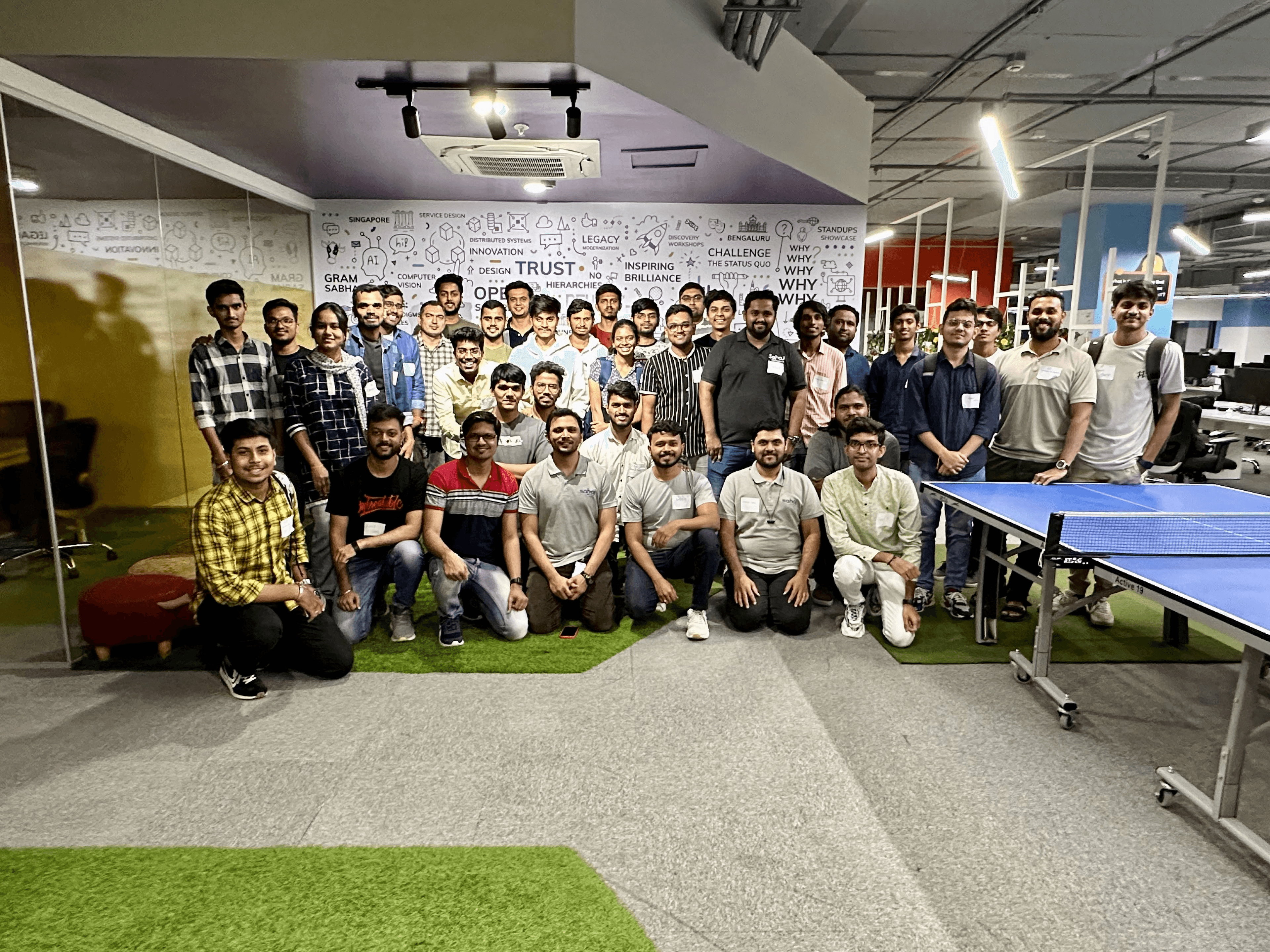 Retreat-Devday group photo at Sahaj Software